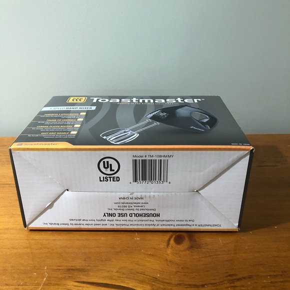 Toastmaster 5 Speed Hand Mixer New In Box - Picture 3 of 3